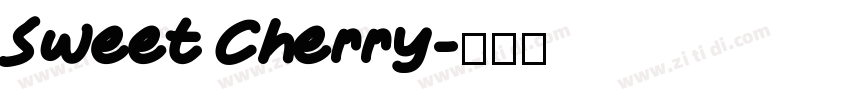 Sweet Cherry字体转换